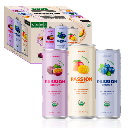 Variety 12 Pack Organic Passion Energy