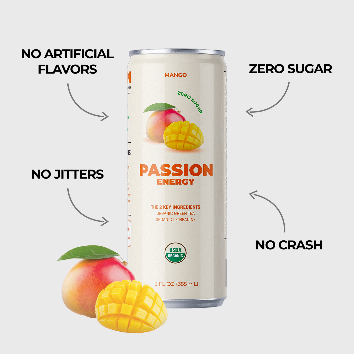 Variety 12 Pack Organic Passion Energy