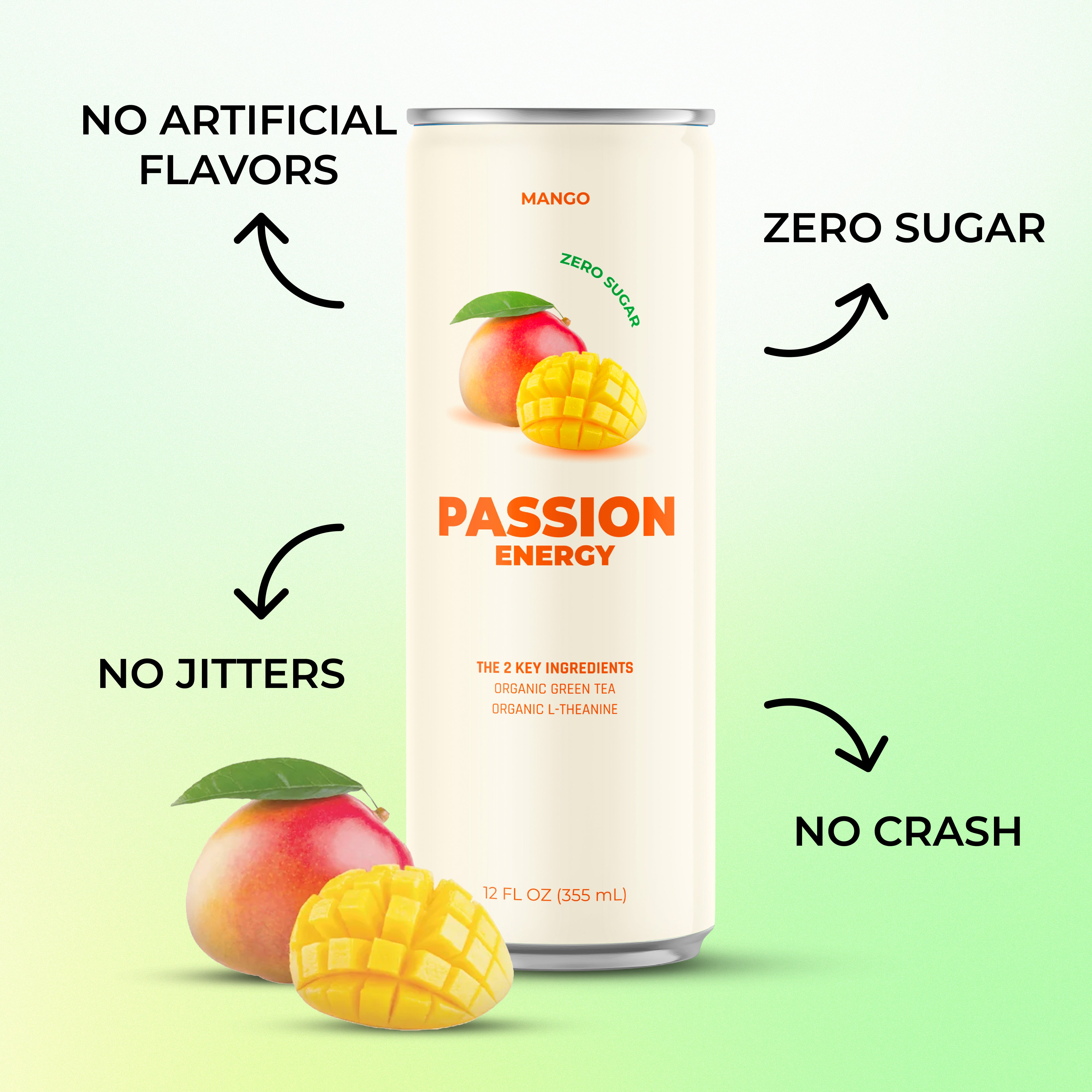 Variety 12 Pack Organic Passion Energy